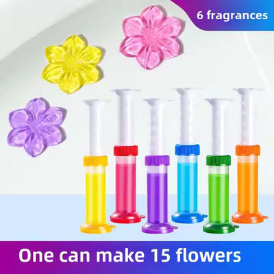 Fresh Scent Disposable Toilet Deodorizer Artifact Bathroom Descaling Cleaning Agent Flower Toilet Gel
