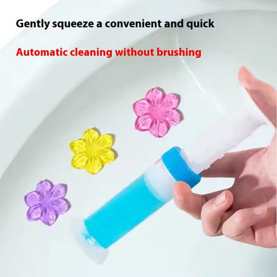 Fresh Scent Disposable Toilet Deodorizer Artifact Bathroom Descaling Cleaning Agent Flower Toilet Gel