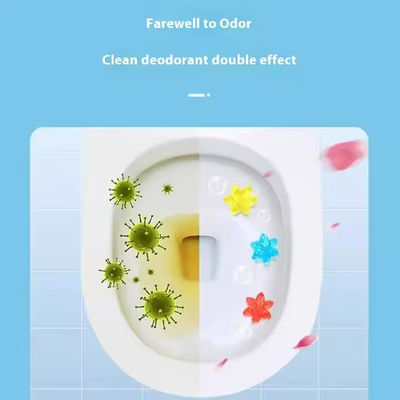 Creative Disposable Flower Gel Deodorizer Fresh Fragrance Bathroom Air Freshener Toilet Gel