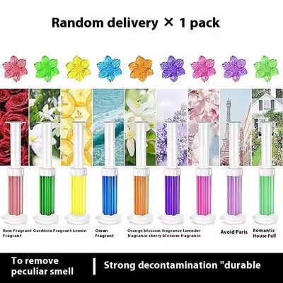 Creative Disposable Flower Gel Deodorizer Fresh Fragrance Bathroom Air Freshener Toilet Gel