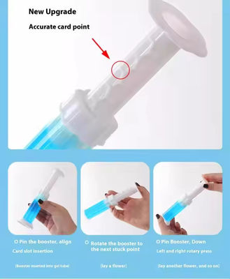 Aromatic Flower-Inspired Disposable Toilet Cleaner Gel Effective For Odor Removal Toielt Gel