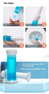 Aromatic Flower-Inspired Disposable Toilet Cleaner Gel Effective For Odor Removal Toielt Gel