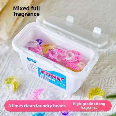 4 In 1 OEM ODM Eco Friendly Natural Washing Liquid Capsules Laundry Detergent Pods