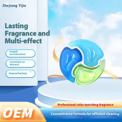 OEM Customized Three-In-One Enzyme Type Long-Lasting Fragrance Laundry Detergent Pods