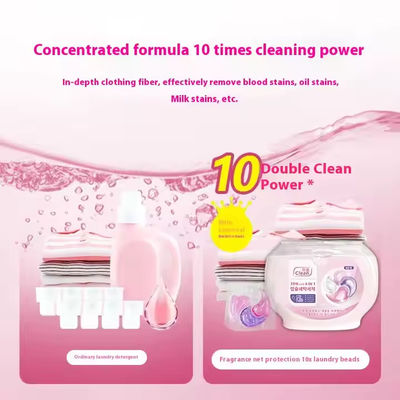 Four-Cavity Multi-Effect Household Laundry Pods With Customized Color And Long-Lasting Floral Scent