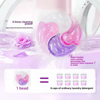 Multi-Effect All-In-One Household Four-Cavity Beads For Cleaning Decontamination Wholesale Laundry Pods