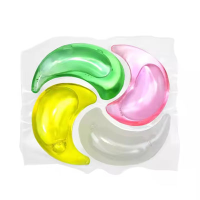 Four-Cavity 12g Long-Lasting Fragrance Gel Shape Laundry Pods In Customized Color For Detergent APPAREL