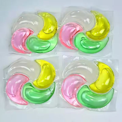Four-Cavity 12g Long-Lasting Fragrance Gel Shape Laundry Pods In Customized Color For Detergent APPAREL