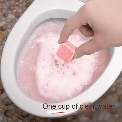 Bathroom Recommended Bulk Fruity Solid Effervescent Tablets Hot Pink Toilet Cleaner Tablets