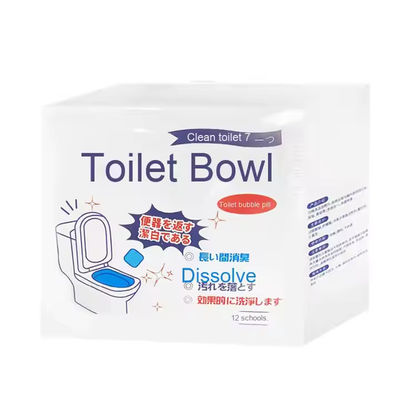 Bathroom Stain Remover Home Use Descaling Deodorizing Odor Effervescent Toilet Cleaner Tablets