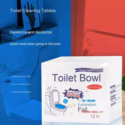 Bathroom Stain Remover Home Use Descaling Deodorizing Odor Effervescent Toilet Cleaner Tablets