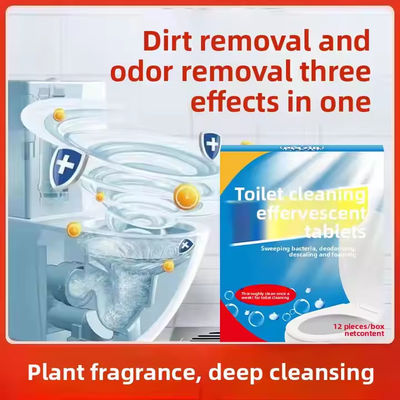 Solid Household Odor Removal Bathroom Cleaner Effervescent Toilet Tablets