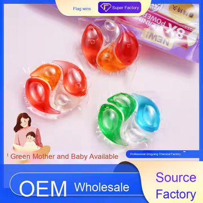 Customized Four-In-One 12G15G Deep Cleaning Laundry Beads Fragrance Intimates Laundry Pods