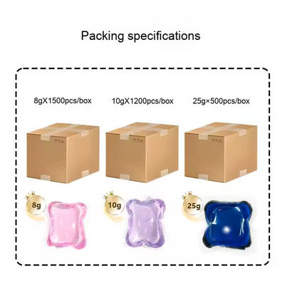 25g Single-Cavity  8 Times Cleaning Power Long-Lasting Laundry Pods