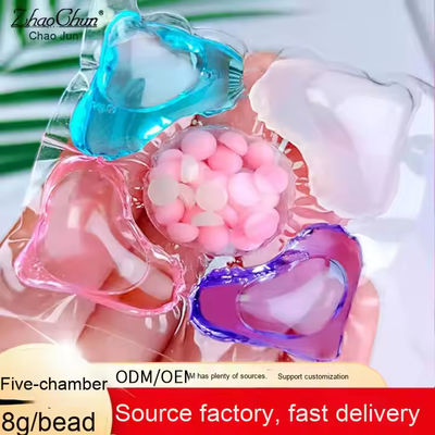 Five-Chamber Long-Lasting Fragrance Gel Beads Multi-Effect Concentrated Laundry Pods