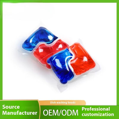 OEM Dishwasher-Safe Dishwashing Gel Beads Eco-Friendly Powder Balls Dishwashing Pods