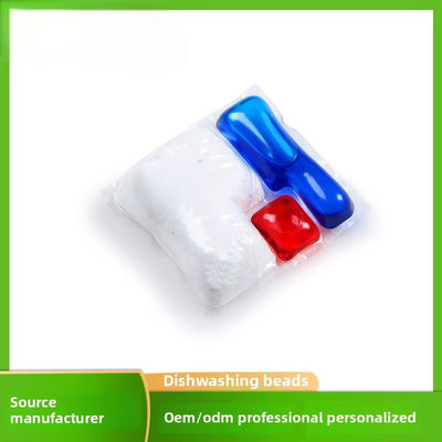 OEM Dishwasher-Safe Dishwashing Gel Beads Eco-Friendly Powder Balls Dishwashing Pods
