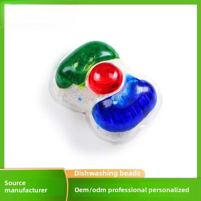 OEM Dishwasher-Safe Dishwashing Gel Beads Eco-Friendly Powder Balls Dishwashing Pods
