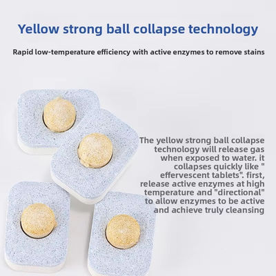 Solid Dishwashing Tablets Strong Stain Removal 20g Washing Tablets Three Colors Household Dishwasher