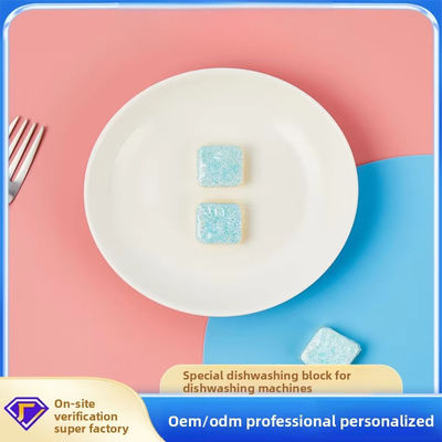 Three-in-One Customizable Dual-Color Water-Soluble Film Dual Action Stain Grease Removal Dishwasher Tablets