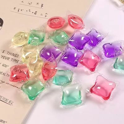 Liquid Detergent Capsules Laundry Beads Washing Pods Detergent Soap Scent Natural Laundry Pods