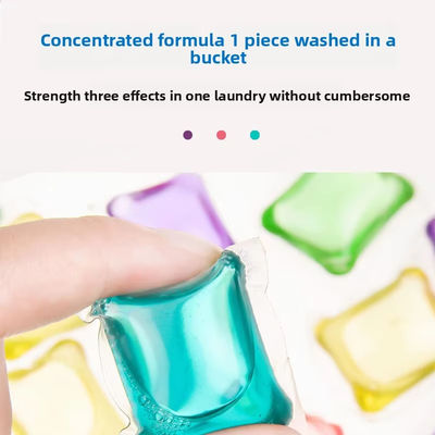 Factory Direct Sale Lavender Deep Cleaning Gel Pods with Low Foam Easy Rinse and Color Protection Laundry Pods