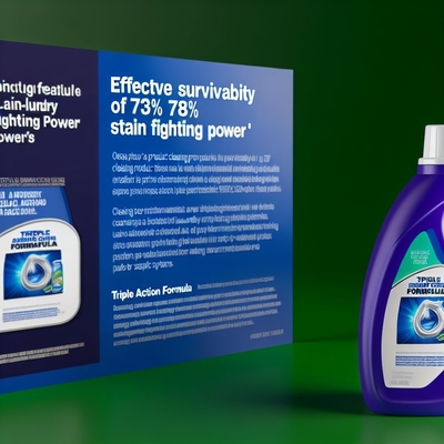 Effective survivability 73%-78% Stain Fighting Power Triple Action Formula Safe For Septic Systems Yes