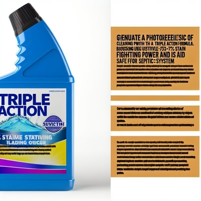 Effective survivability 73%-78% Stain Fighting Power Triple Action Formula Safe For Septic Systems Yes
