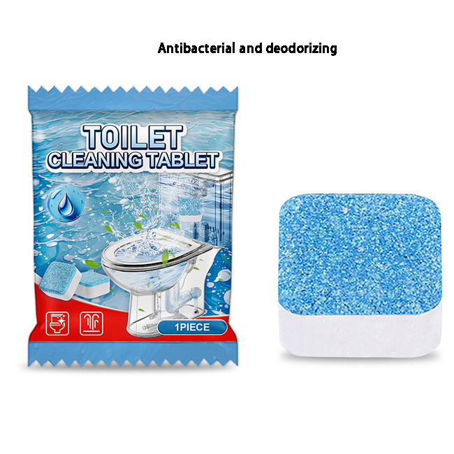 OEM Label Remove Dirt And Odor Bathroom Cleaner Tablets Automatic Toilet Cleaning Block Tablets